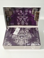 Maison Dor Anna Karenina Lilac постільна білизна євро 200х220 сатин - Зображення 2