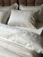 Maison D'or Roesia Estee Krem постельное белье евро 200х220 сатин с вышивкой — изображение 9
