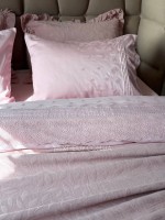 Maison D'or Roesia Estee Rose постільна білизна євро 200х220 сатин з вишивкою - Зображення 6
