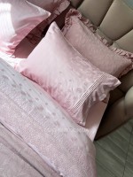Maison D'or Roesia Estee Rose постільна білизна євро 200х220 сатин з вишивкою - Зображення 8