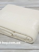 Cestepe Lina махровая простынь-покрывало хлопок евро 200X220 кремовая