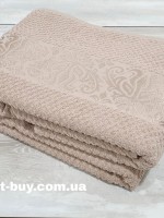 Cestepe Lina махровая простынь-покрывало хлопок евро 200X220 кофейная