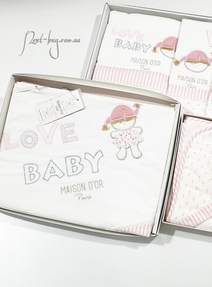 Maison Dor детское постельное бельё Love Baby сатин 100х150 — изображение 2