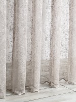 Тюль сетка с вкраплениями Velvet кофейный