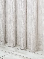Тюль сітка з вкрапленнями Velvet сіро-бежевий - Зображення 5