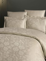 Постільна білизна тенсел First choice Vento S.Kahve-cappuccino евро 200х220