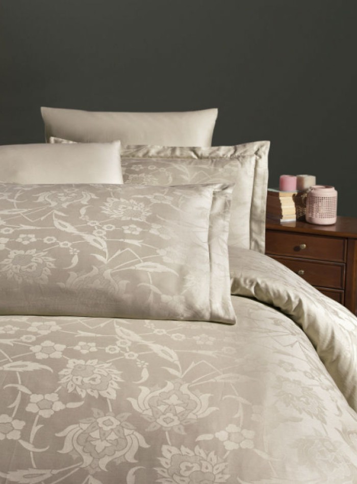 Постільна білизна тенсел First choice Vento S.Kahve-cappuccino евро 200х220 - Зображення 2