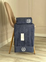 Махровий рушник Maison D'or Michel Sailing 85х150см блакитний