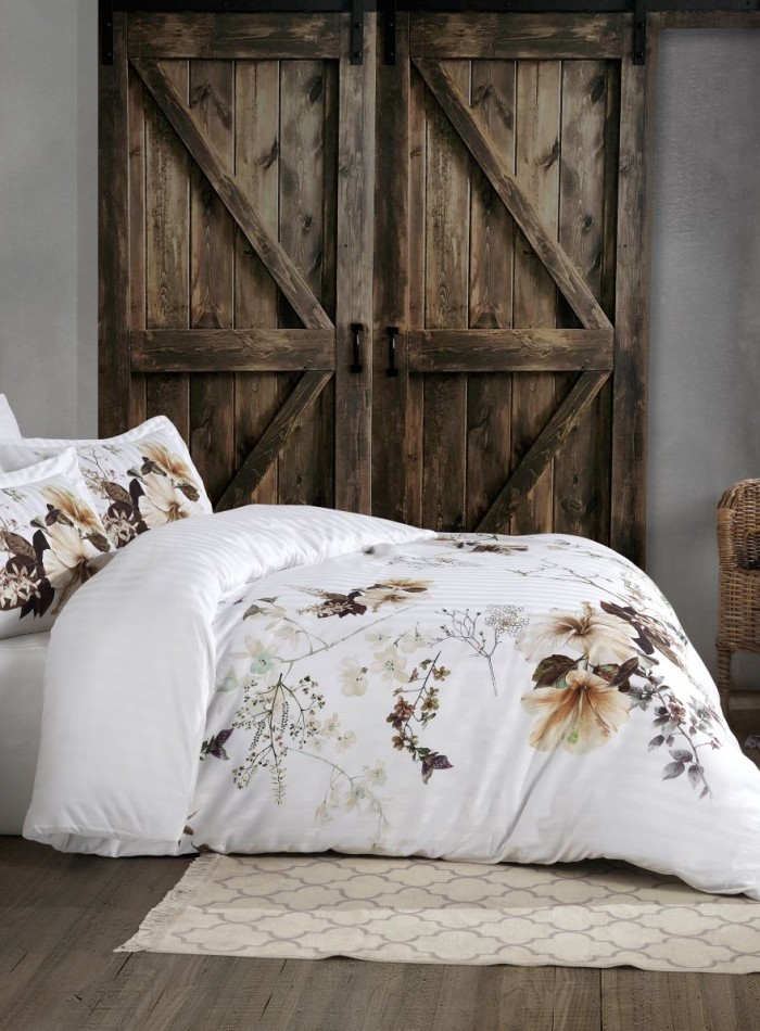 Maison Dor Alita light beige постельное белье 200x220см сатин жаккард — изображение 6