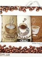 Набор кухонных полотенец DEEP Coffee 2шт. 30х50 — изображение 2