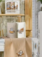 Набір кухонних рушників Nilteks Bread 3шт. 40х60см