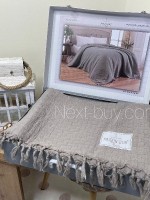 Maison D'or Paris My Favorite плед з бахромою беж 180х220 - Зображення 8
