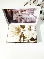 Maison Dor Alita light beige постельное белье 200x220см сатин жаккард — изображение 3