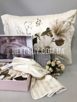 Maison Dor Alita light beige постельное белье 200x220см сатин жаккард — изображение 5