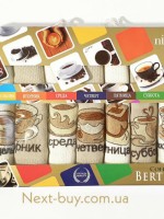 Набір кухонних рушників Nilteks Bertille Coffee 7шт. 40х60см - Зображення 5