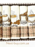 Набор кухонных полотенец Nilteks coffee 5шт. 40х60 — изображение 4