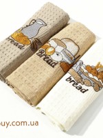 Набір кухонних рушників Nilteks Bread 3шт. 40х60см - Зображення 2