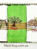 Набір кухонних рушників Nilteks Olive 3шт. 40х60см - Зображення 2