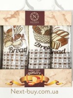 Набір кухонних рушників Nilteks Quality Bread 3шт. 35х50см - Зображення 2
