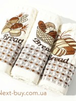 Набір кухонних рушників Nilteks Quality Bread 3шт. 35х50см