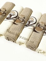Набор кухонных полотенец Nilteks Coffee time 6шт. 40х60 — изображение 2