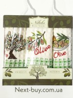 Набор кухонных полотенец Nilteks Olive 3шт. 35х50 — изображение 3