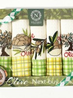 Набор кухонных полотенец Nilteks Olive 6шт. 40х60
