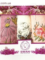 Набір кухонних рушників SWAN flowers 3шт. 30х50см - Зображення 3