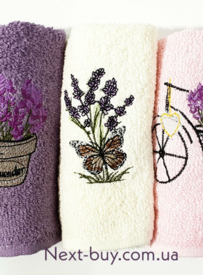 Набор кухонных полотенец SWAN lavanda 3шт. 30х50 — изображение 5