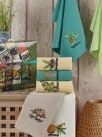 Набір кухонних рушників Nilteks Bertille 7шт. 40х60см