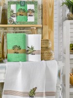 Набір кухонних рушників Nilteks Olive 3шт. 40х60см