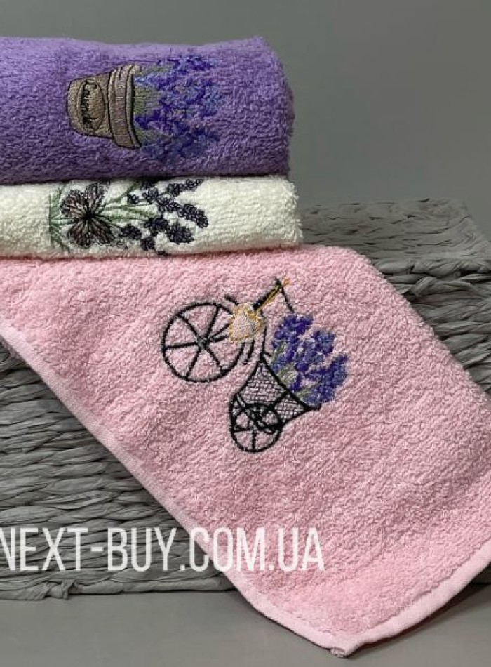 Набор кухонных полотенец SWAN lavanda 3шт. 30х50 — изображение 2