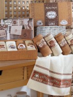 Набор кухонных полотенец DNZ Premium Coffee 5шт. 40х60