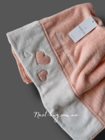 Maison D`or Monique Hearts махровий рушник для сауни 85х150 персиковий - Зображення 3