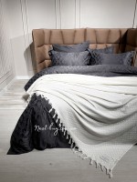 Maison D'or Paris My Favorite плед з бахромою кремовий 220х240 - Зображення 4