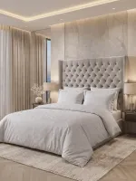 Maison D'or Mirabella stone постельное белье 200x220см сатин жаккард