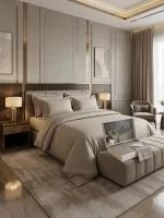 Maison D'or New Rails Stone постільна білизна Maison 200x220см сатин