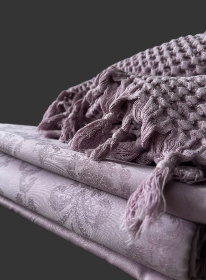 Maison D'or Mirabella Lilac постільна білизна 160x220см сатин - Зображення 5