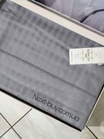 Maison D'or New Rails Grey постельное белье 200x220см сатин жаккард серый — изображение 3