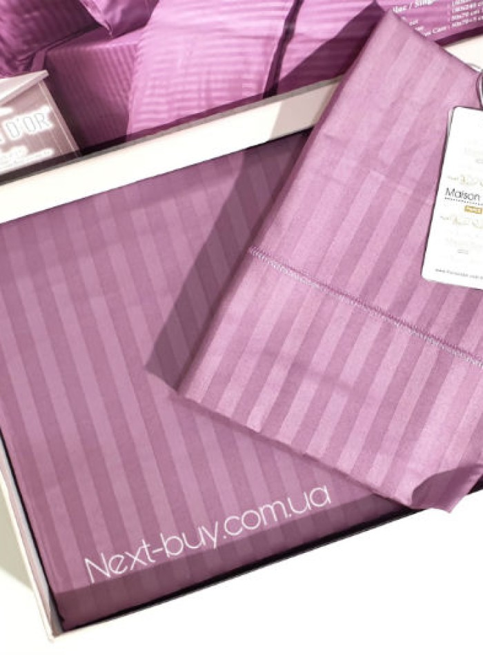 Maison D'or New Rails Lilac постільна білизна полуторний 160x220см сатин-жакард - Зображення 3