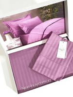 Maison D'or New Rails Lilac постільна білизна полуторний 160x220см сатин-жакард