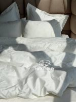 Постільна білизна Maison D'or Helena Ekru 200x220см сатин з мереживом - Зображення 4