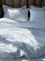 Постільна білизна Maison D'or Helena Beyaz 200x220см сатин з мереживом - Зображення 4