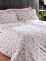 Maison D'or Lady Roses ecru-rose постельное белье семейка 160х220(2шт.) сатин