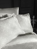 First choice Lamone krem постільна білизна сатин-жакард евро 200х220 - Зображення 2