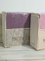 Постельное белье махровое Maison D'or Jaquard Stretcu Terry Set bej 200x220см — изображение 2