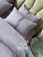 Постільна білизна махрова Maison D'or Jaquard Stretcu Terry Set Murdum 200x220см - Зображення 6