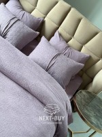 Постільна білизна махрова Maison D'or Jaquard Stretcu Terry Set Murdum 200x220см - Зображення 2