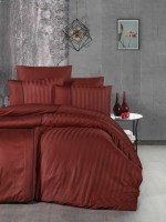 First choice Modalife Cinnamon-Tarcin delux сатин постельное белье евро 200х220