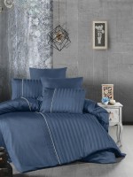 First choice Modalife Denim delux сатин постельное белье евро 200х220